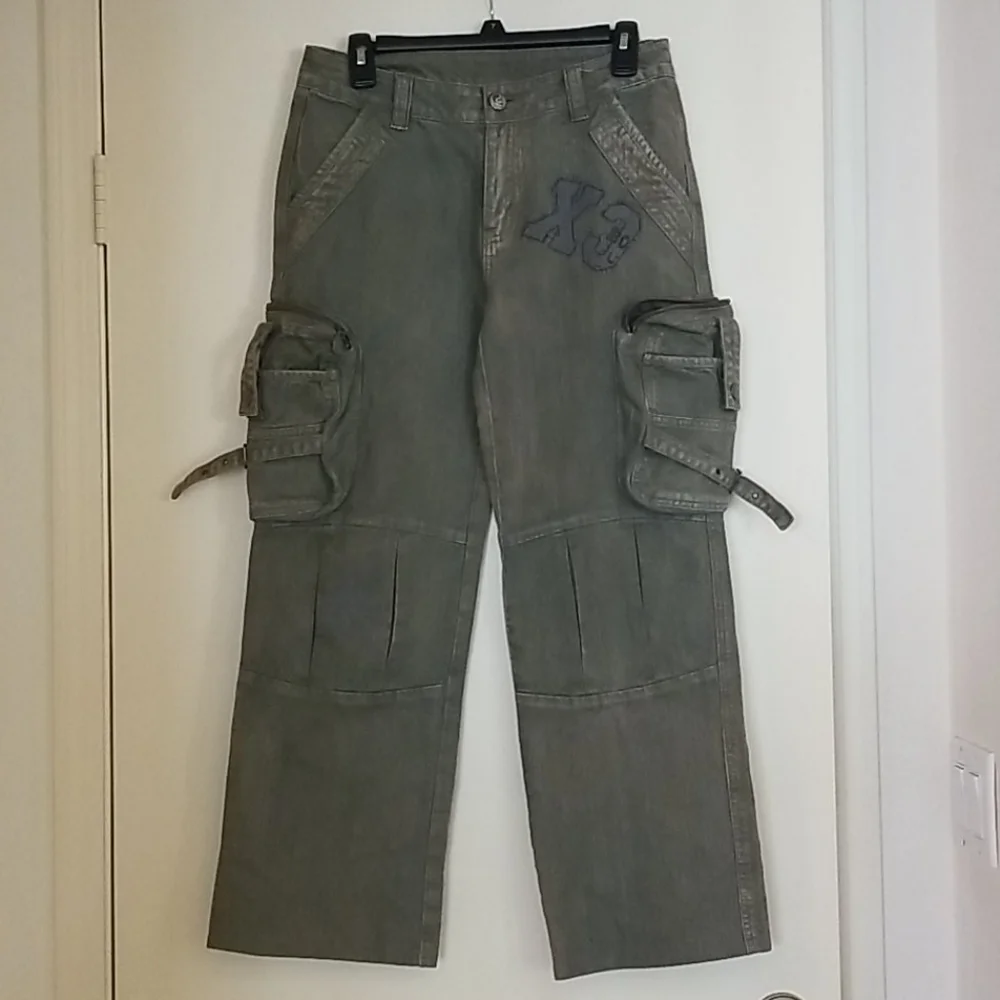 Current Character Cargo Jeans Green Small